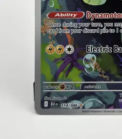 Pokemon Eelektrik TCG Black Bolt IR Illustration Rare Card 114/086 - Image 5