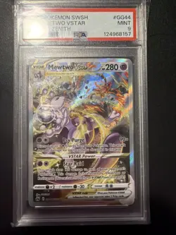 2023 Pokemon Crown Zenith Mewtwo VSTAR #GG44 PSA 9 English - Image 1