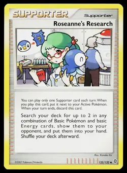 Roseanne's Research 125/132 Uncommon Secret Wonders Pokemon Lightly Played - Image 1