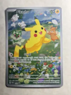 Pokemon Pikachu SVP 088 Scarlet & Violet Promo Full Art Holo 70 HP Card - Image 1