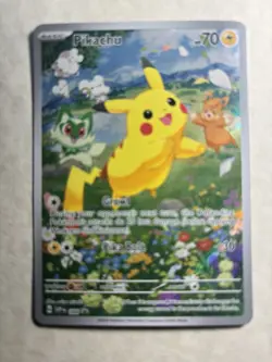 Pokemon Pikachu SVP 088 Scarlet & Violet Promo Full Art Holo 70 HP Card - Image 2