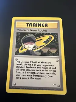 Minion Of Team Rocket 113/132 Gym Heroes Unlimited 2000 Pokemon Card Uncommon NM - Image 1