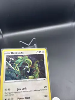 Rayquaza SWSH029 Black Star Promo Cosmos Holo Pokemon Swirl - Image 3