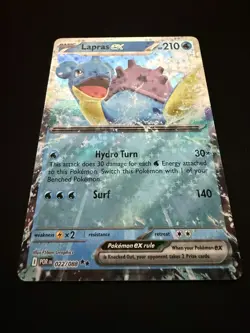Lapras ex 022/088 ME03 Perfect Order Double Rare Holo Pokemon TCG Card NM - Image 3