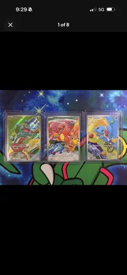 Pokemon TCG First Partner Illustration Collection Series 1 Kanto GEN 1 Starters - Image 1