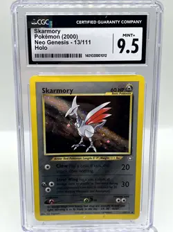 Skarmory 13/111 Neo Genesis Holo Rare 2000 Pokemon TCG Card CGC 9.5 LOW POP - Image 1