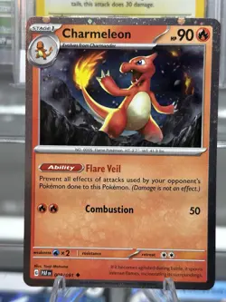 Charmeleon - Cosmos Holo - Paldean Fates 008/191 Promo Pokemon Card NM - Image 1