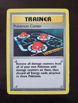 Pokemon Base Set Unlimited 85/102 Pokemon Center LP - Image 1