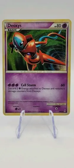 Pokemon TCG: Deoxys 2/95 Holo Rare - Call Of Legends - MP - Image 1