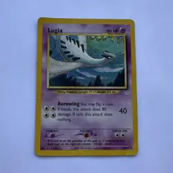 Pokemon Lugia 20/64 Neo Revelation Rare Regular Basic Card 90 HP 2000 TCG - Image 1