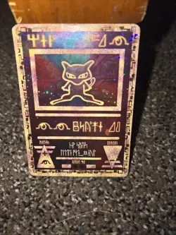 Pokemon TCG Ancient Mew Reverse Holo Movie Promo, HEAVILY PLAYED - Image 1