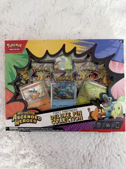 Pokemon TCG Mega Evolution—Ascended Heroes First Partners Deluxe Pin Collection - Image 1