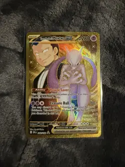 Pokemon Team Rocket's Mewtwo ex 240/182 Sv10: Destined Rivals Hyper Rare Holo - Image 1