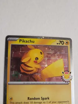 Pokemon Pikachu 051 /162 2026 Pokemon Day Stamped Promo TCG NM ✨ - Image 3
