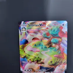 Pokemon TCG Snorlax VMAX 142/202 Sword & Shield Base Set Near Mint - Image 4