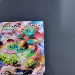 Pokemon TCG Snorlax VMAX 142/202 Sword & Shield Base Set Near Mint - Image 5