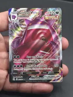 Pokemon TCG Gengar VMAX 157/264 Fusion Strike Ultra Rare Full Art Holo Card - Image 2