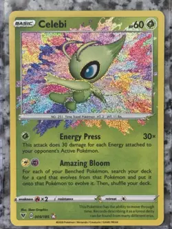 Celebi 009/185 - SWSH: Vivid Voltage Amazing Rare - Pokemon TCG (NM) - Image 1
