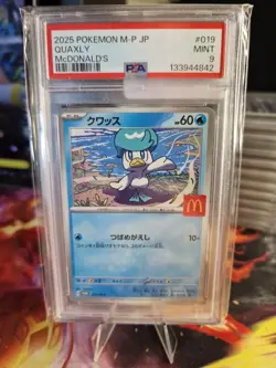 Pokemon Tcg Japanese PSA 9 Quaxly Mcdonalds Promo 019/M-P - Image 1