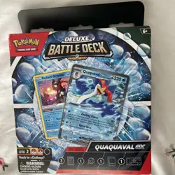 Pokemon TCG Deluxe Battle Deck Quaquaval EX W/ Radiant Greninja NEW/SEALED - Image 2