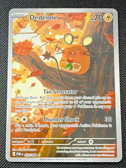 Pokemon Dedenne 093/088 Evolutions Illustration Rare Holo English 70HP - Image 1