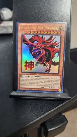 YuGiOh Slifer the Sky Dragon RA05-EN128 STAMPED ART Ships Immediately - Image 1