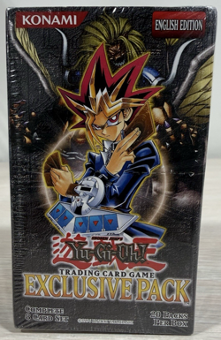 YU-GI-OH! EXCLUSIVE PACK 20 Packs NEW SEALED AUTHENTIC COMPLETE VINTAGE - Image 1