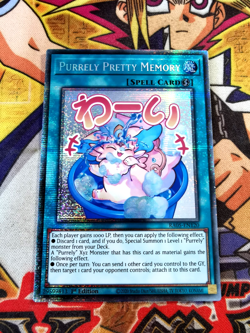 Purrely Pretty Memory ra05-en120 *VARIANT ART* (NEW) Starlight Rare Yu-Gi-Oh! - Image 1