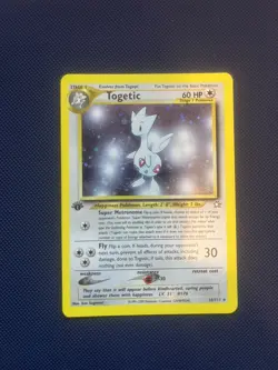 Togetic Holo Rare 1st Edition 16/111 Neo Genesis WOTC Vintage Pokemon NM - Image 1
