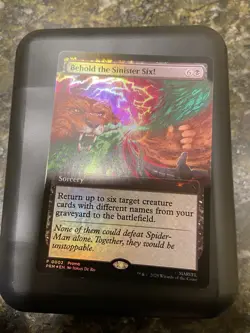 Pax West 2025 Behold The Sinister Six! Magic The Gathering Spiderman Promo Card - Image 1