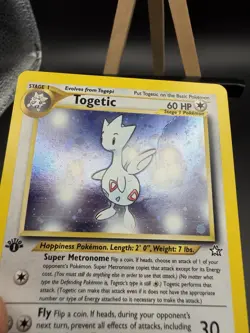 Togetic Unlimited Holo Rare Pokemon Neo Genesis 16/111 1st Edition MP - Image 3