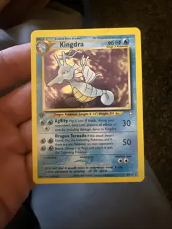Pokemon TCG Togetic Neo Genesis 16/111 Holo And Kingdra Holo 1st Edition Bundle - Image 3