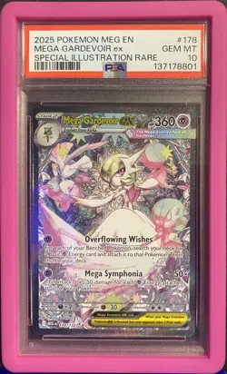 PSA 10 Mega Gardevoir EX 178/132 MEG Evolution Special Illustration Rare POKEMON - Image 1