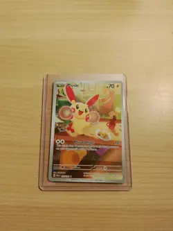 Plusle Holo Illustration Rare Pokemon TCG Card Paradox Rift 193/182 NM Condition - Image 1
