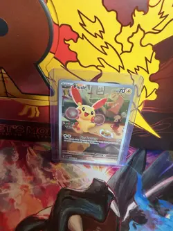 Plusle Holo Illustration Rare Pokemon TCG Card Paradox Rift 193/182 NM Condition - Image 3