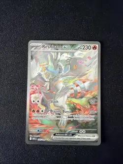 Pokemon TCG Reshiram EX Full Art White Flare Illustration Card 166/086 - Image 3