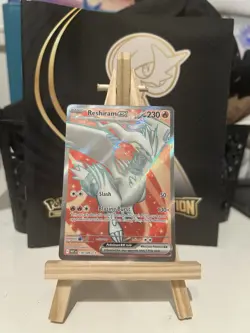 Pokemon TCG White Flare Reshiram EX Full Art Card 158/086 NM-M Condition - Image 1