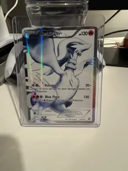 Pokemon Reshiram Card 113/114 Black and White Full Art Holo - Image 1