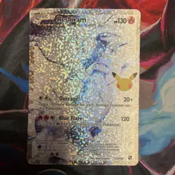 Pokemon Card Reshiram 113/114 Celebrations 25th Anniversary Full Art NM - Image 1