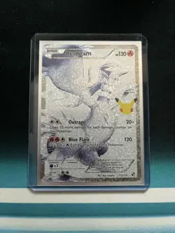 Reshiram 113/114 Pokemon TCG Celebrations Holo Full Art Ultra Rare Card NM - Image 1