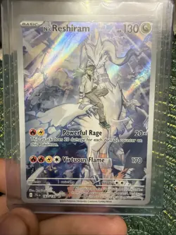 Pokemon NS Reshiram Full Art Secret Rare Card 167/159 Journey Together Set - Image 1