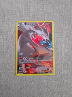 Pokemon Reshiram XY74 Full Art Black Star Promo Holo TCG Card 2015 - Image 1
