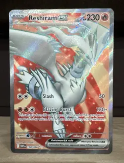 Pokemon Reshiram EX Full Art Card 158/086 Near Mint Condition - Image 1