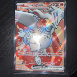Pokemon Reshiram EX Full Art Card 158/086 Near Mint Condition - Image 4