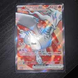 Pokemon Reshiram EX Full Art Card 158/086 Near Mint Condition - Image 5