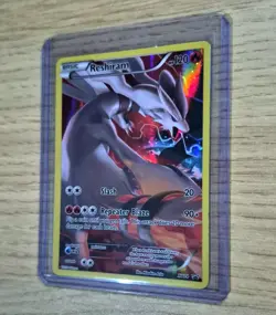 Pokemon Reshiram XY74 (FULL ART) Black Star Promo HOLO TCG Card 2015 LP - Image 1