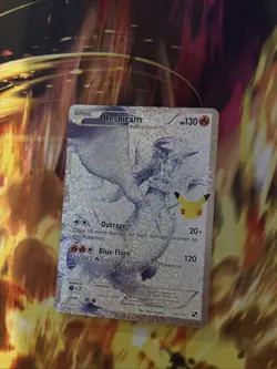 Pokemon TCG Reshiram Celebrations Full Art Card 113/114 - Image 1