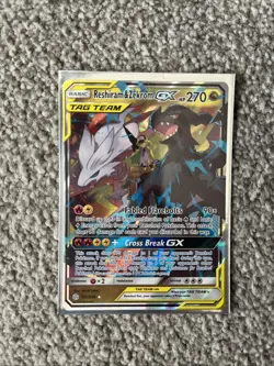 Pokemon TCG Reshiram & Zekrom GX Full Art Cosmic Eclipse Card 157/236 - Image 1
