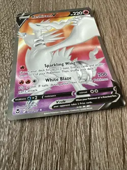 Pokemon TCG Reshiram V Full Art Silver Tempest 172/195 Ultra Rare Card - Image 3