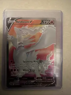 Pokemon TCG Reshiram V Full Art Silver Tempest 172/195 Ultra Rare Card - Image 1